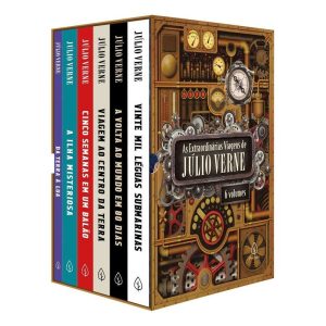 As Extraordinárias Viagens De Júlio Verne - Box Com 6 Títulos